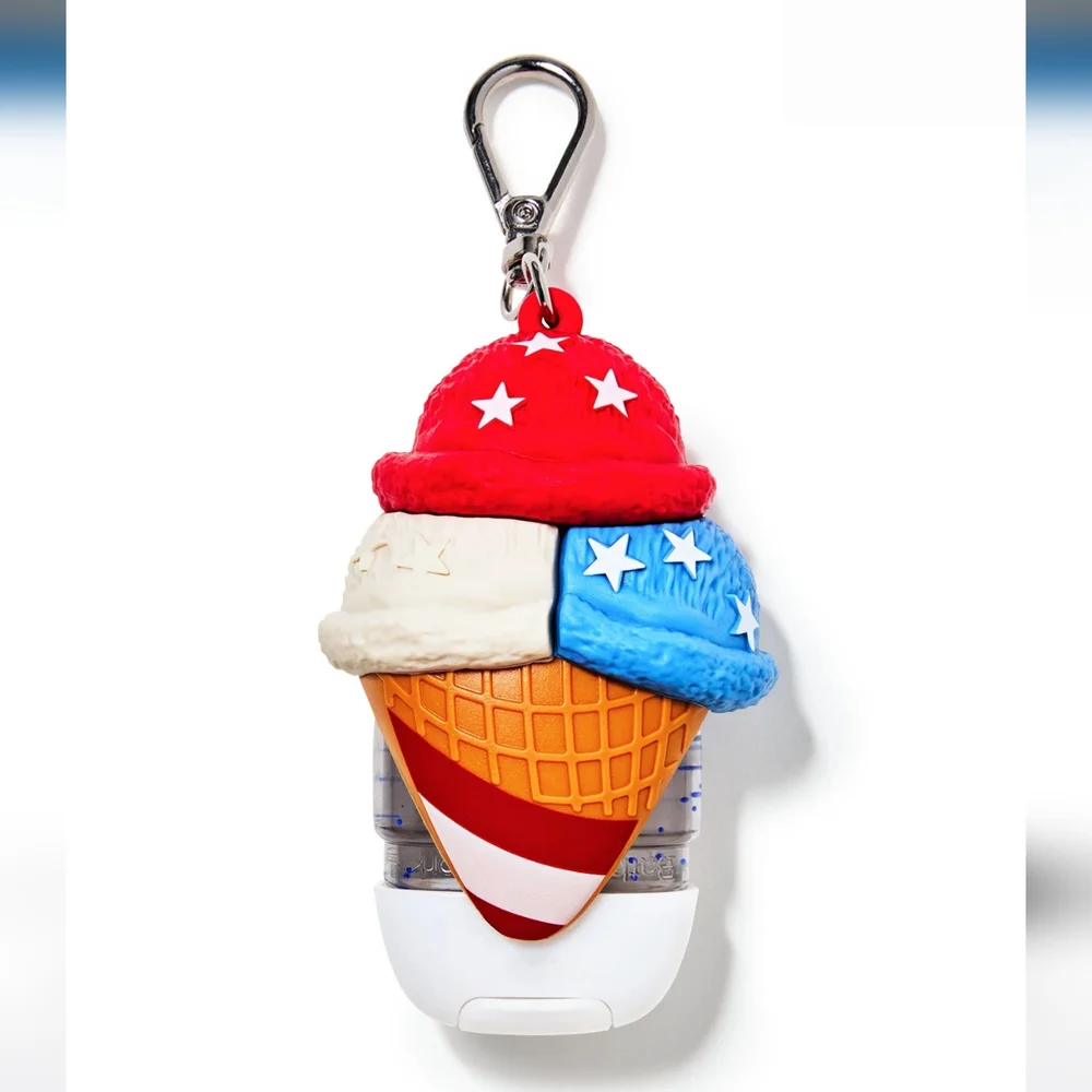 🍨🤲NWT‼️Bath & Body Works Ice Cream Cone Holder w/ Hand Sanitzers